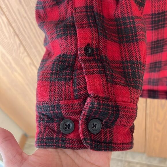 Cherokee Red and Black Heavy Shacket Size XL - Picture 8 of 15